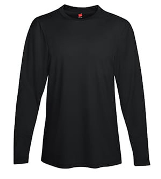 Hanes 482L - Camiseta de Manga Larga de Rendimiento Cool Dri para Adultos