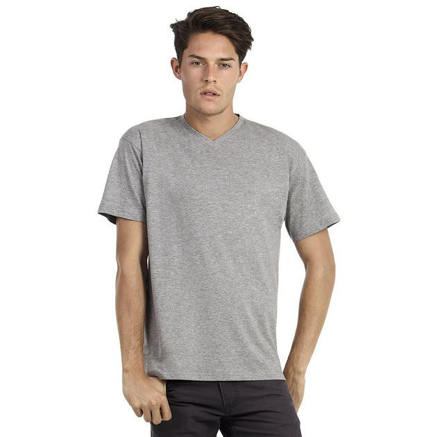 B&C BC163 - Men's T Shirt V-Neck 100% Cotton