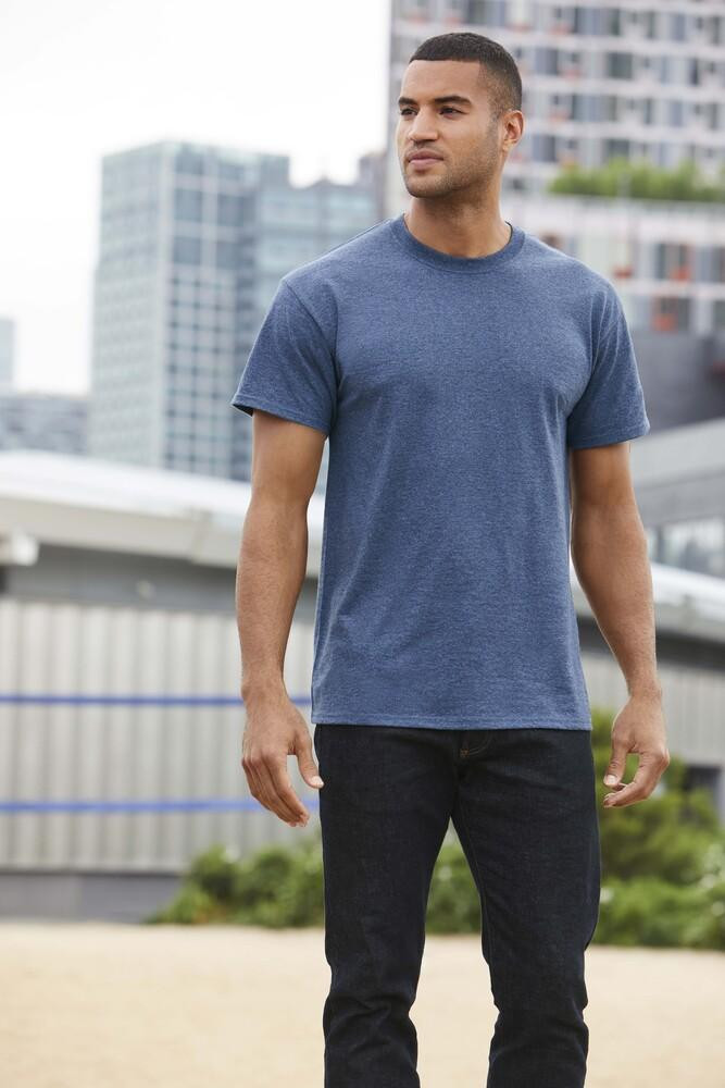 Gildan Ultra Cotone – T-shirt Manica Corta, Naturale, Confezione Da 2, Taglia L