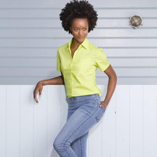 Russell Collection JZ35F - Women's Poplin Shirt