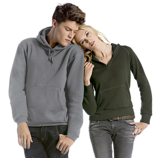 B&C BC510 - Kangaroo Pocket Hoodie aus Baumwolle für Herren
