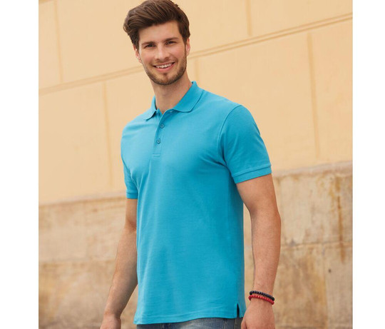 Fruit of the Loom SC385 - Men's Premium 100% Cotton Polo Shirt