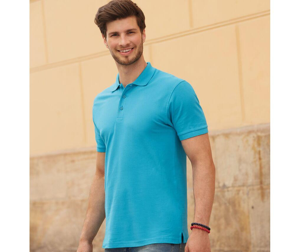 Fruit of the Loom SC385 - Men's Premium 100% Cotton Polo Shirt