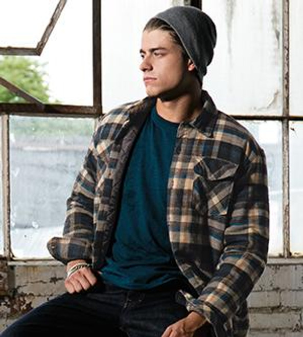 Burnside 8610 - QUILTED FLANNEL JACKET