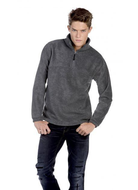 B&C BC610 - Men's Zipped Collar Fleece
