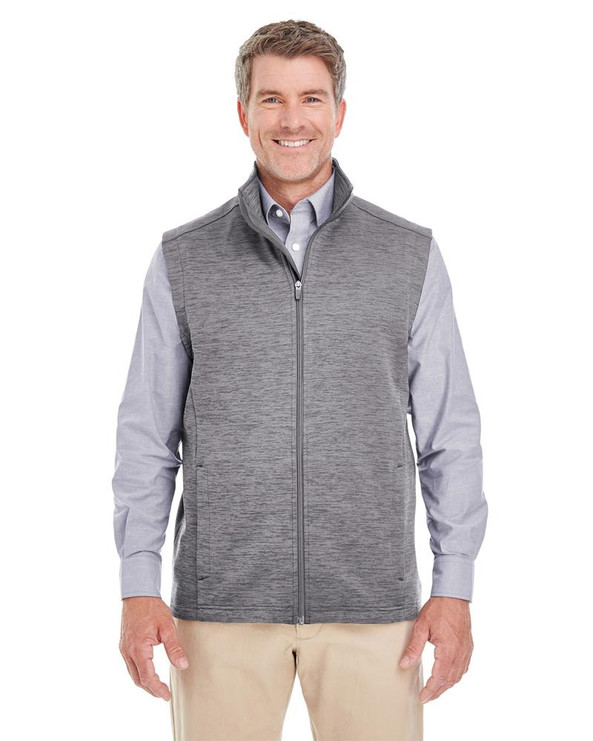 Devon & Jones DG797 - Men's Newbury Mélange Fleece Vest