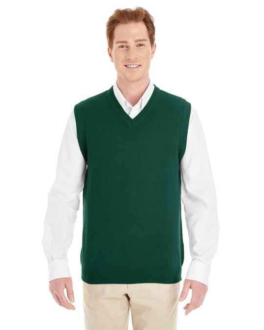 Harriton M415 - Gilet sans manches à col en V Pilbloc pour hommes