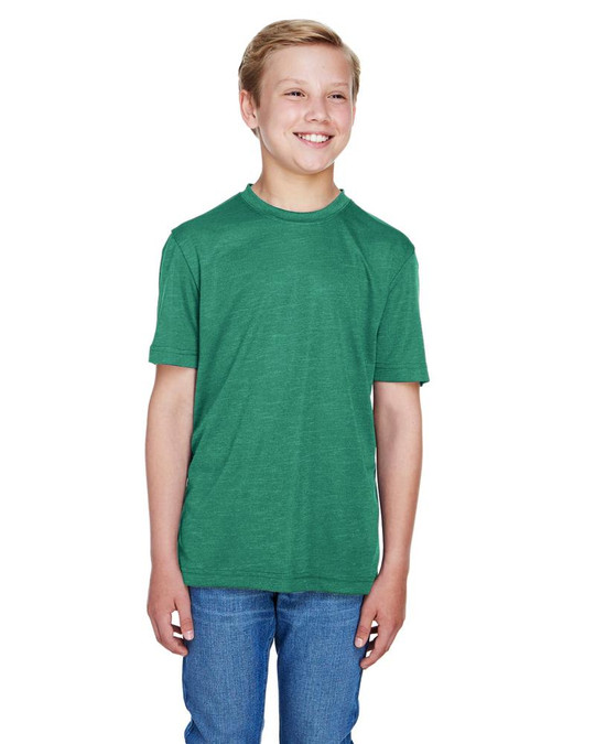 Team 365 TT11HY - T-shirt de performance Sonic Heather pour jeunes