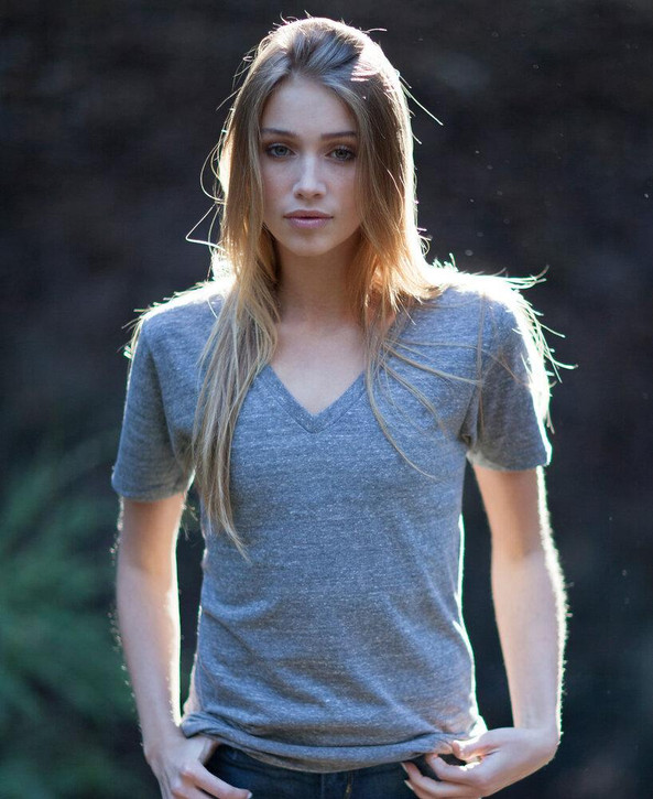 US Blanks US2228 - Adult Tri-blend V-Neck Tee