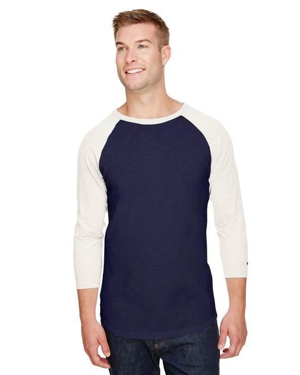 Champion CP75 - Adult Ringspun Slub Baseball T-Shirt