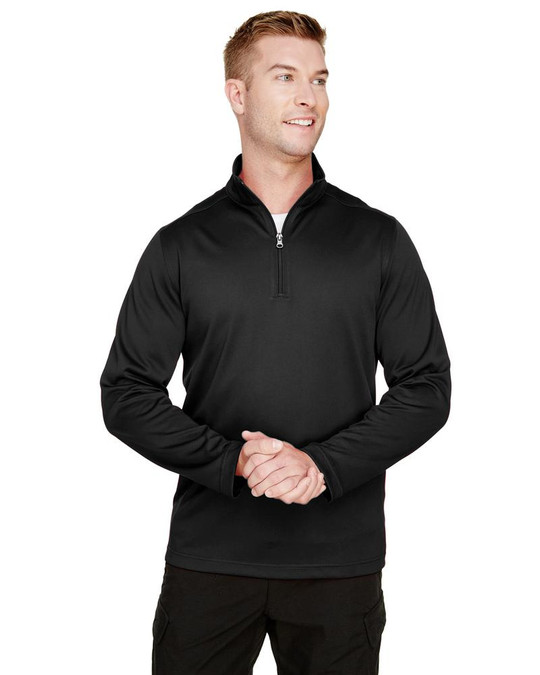 Harriton M748 - Quart de zip IL Advantage Snag Protection Plus pour hommes