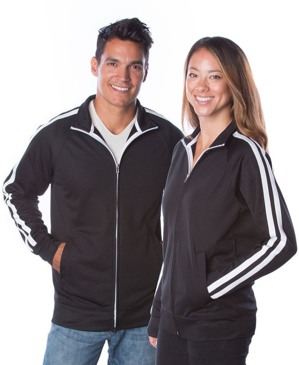 Independent Trading Co. EXP70PTZ - Unisex Lightweight Poly-tech Zip Track Jacket