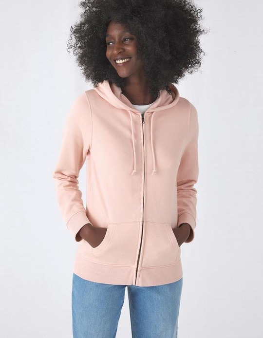 B&C BCW36B - Women's Organic Zipped Hoodie