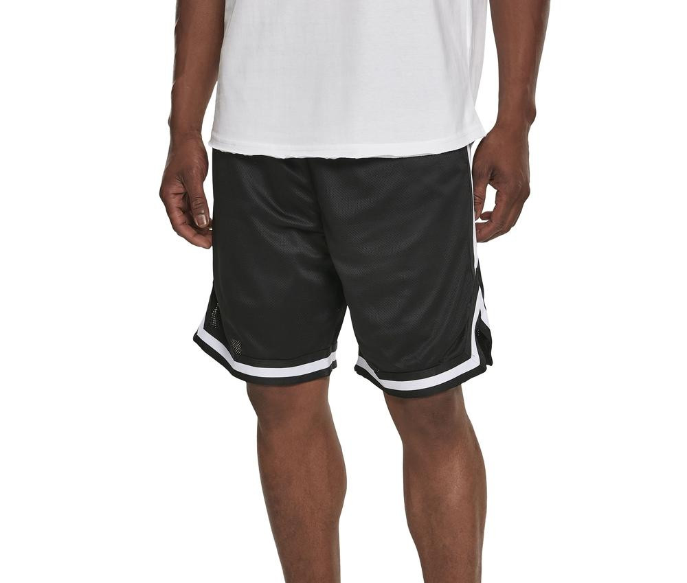 Build Your Brand BY047 - Tweekleurige mesh shorts