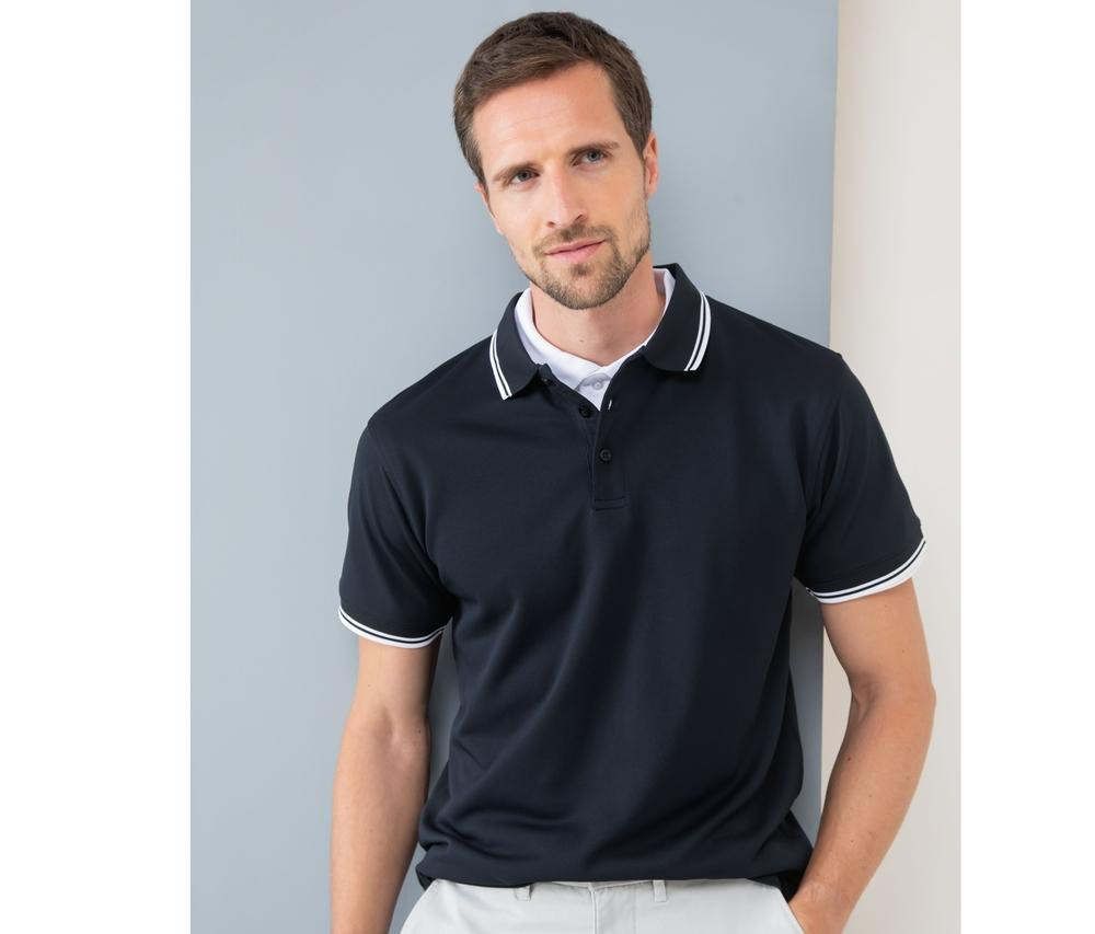 Henbury HY482 - Pikeekaulus ja kontrastihihat