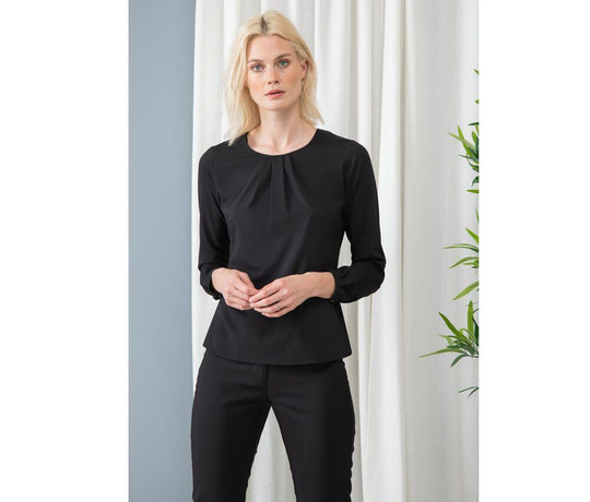 Henbury HY598 - Women's Long Sleeve Blouse