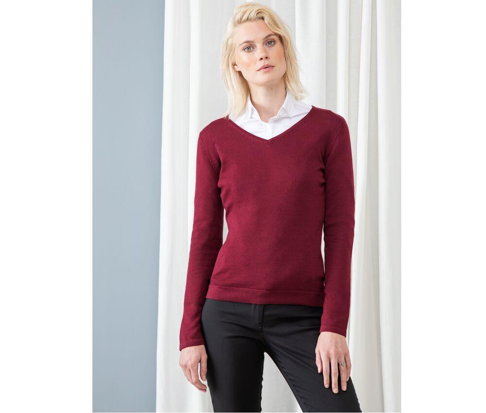 Henbury HY721 - Maglia da donna con scollo a V