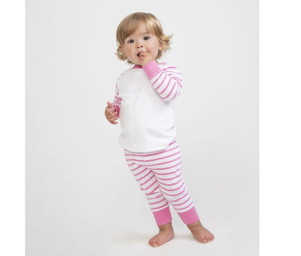 Larkwood LW072 - Gestreifter Kinderpyjama