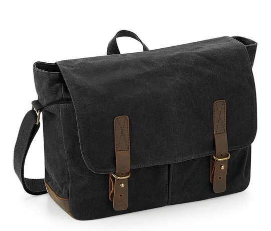 Quadra QD653 - Traditionele 'oilcloth' satchel