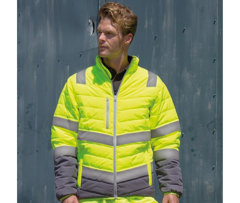 Result RS325 - Hochsichtbare gesteppte Veste