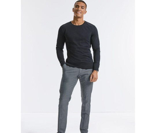 RUSSELL RU100M - Men's Organic Long Sleeve T-Shirt