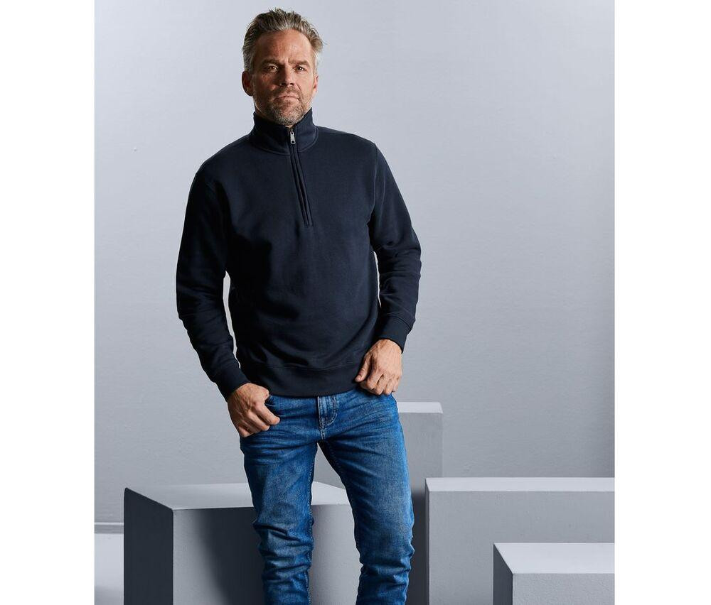 Russell RU270M - Authentic zipped collar sweatshirt