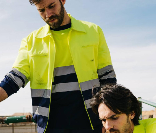 VELILLA V5506 - T-SHIRT TECHNIEK TWEEKLEURIG HOGE ZICHTBAARHEID