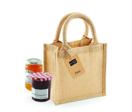 Westford mill WM411 - Kleine Sackleinengeschenkteltasche