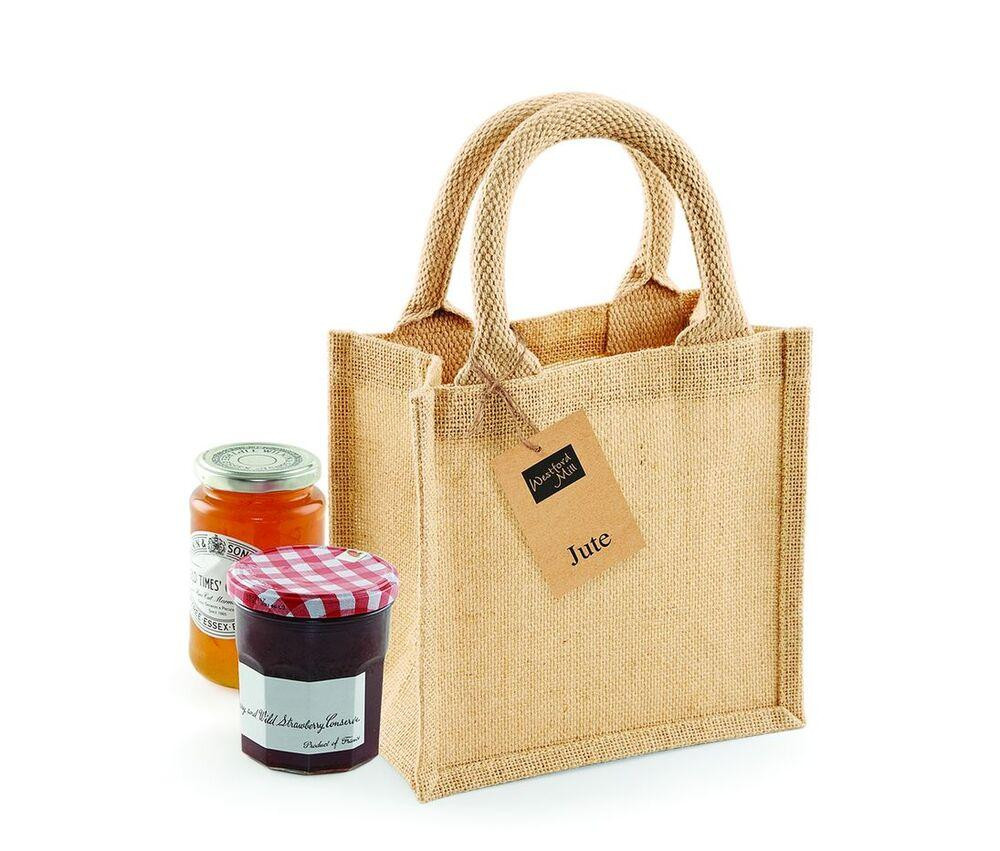 Westford mill WM411 - Petit sac cadeau en toile de jute