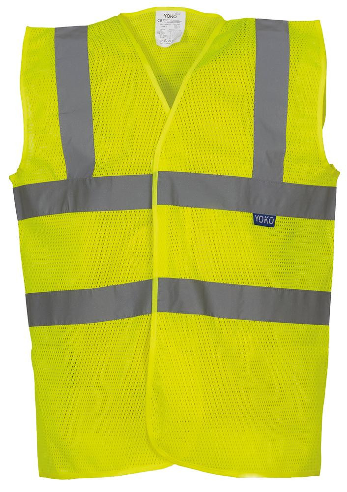 Yoko YK006 - Høj synlighed honeycomb vest (HVW120)