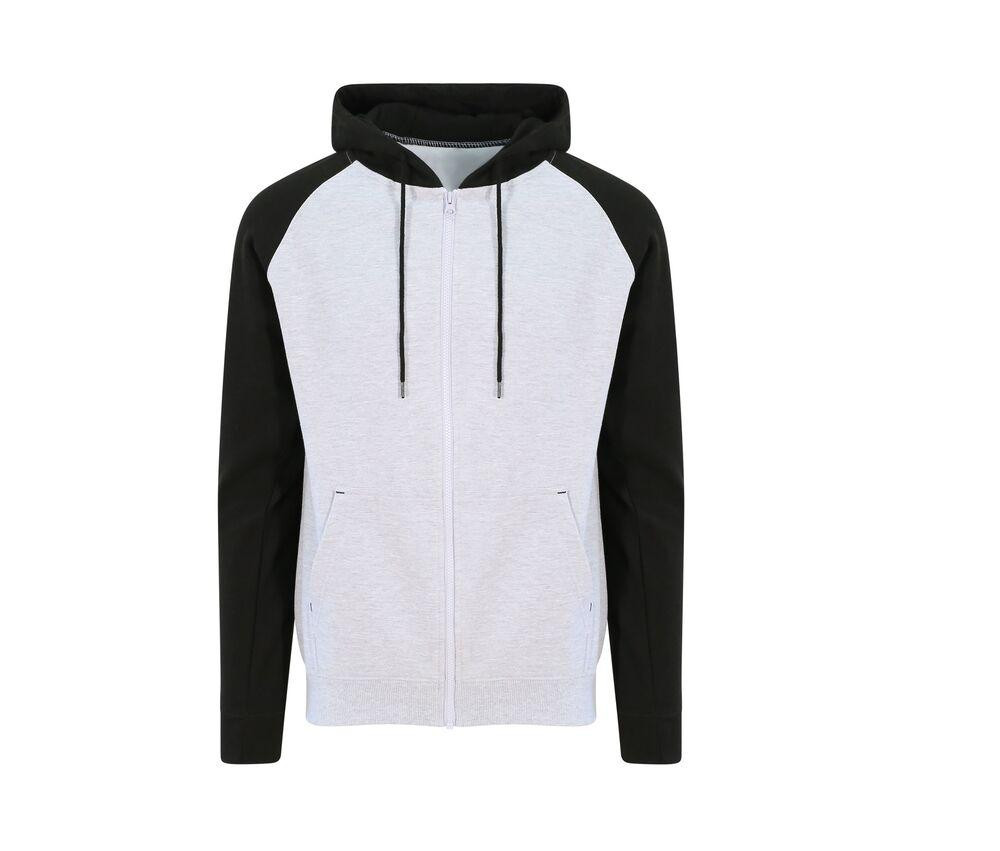 AWDIS JUST HOODS JH063 - Sweat baseball zippé