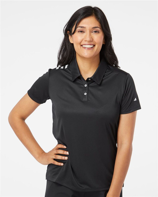 Adidas A325 - Polo à Épaules 3-Stripes pour Femme