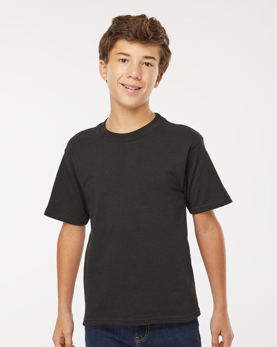 M&O 4850 - Camiseta Juvenil Gold Soft Touch