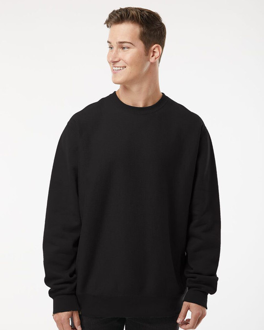 Independent Trading Co. IND5000C - Legend - Sudadera Premium Heavyweight Cross-Grain con Cuello Redondo