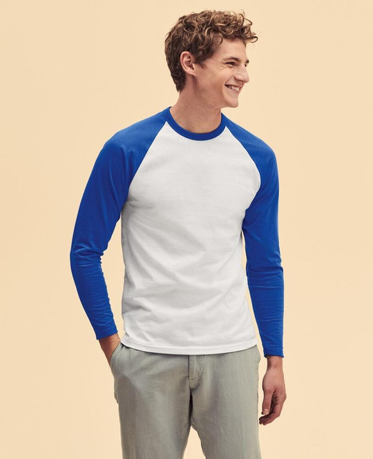 Fruit Of The Loom F61028 - Baseball Long Sleeved T