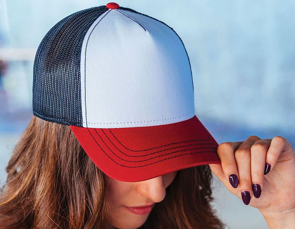 Atlantis ACRCAN - Rapper Canvas 5 Panel Trucker Cap