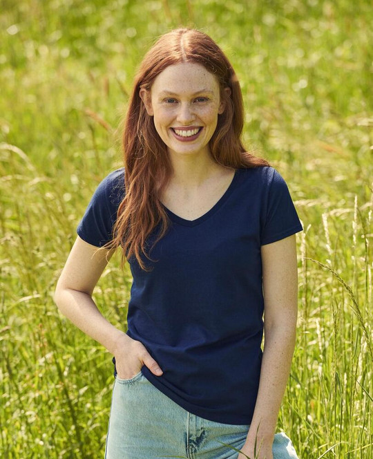 Fruit Of The Loom F61444 - Iconic 150 V-Neck T-Shirt Ladies