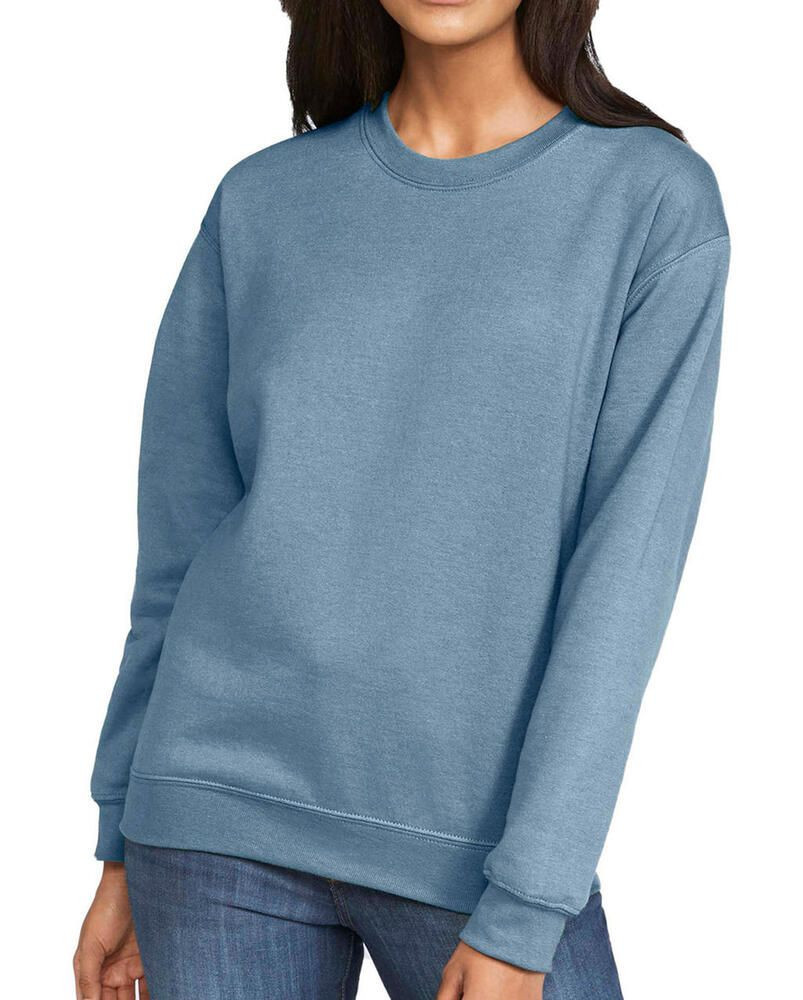 Gildan SF000 - Sudadera polar cuello redondo Softstyle adulto