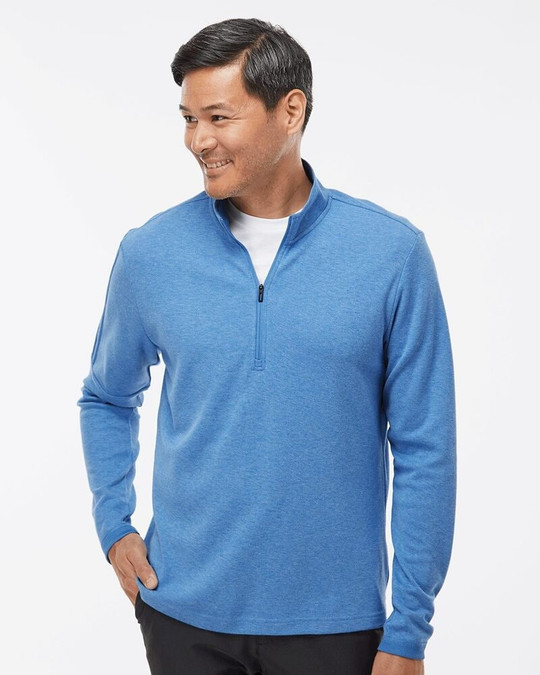 Adidas A554 - Pull Quarter-Zip 3-Stripes