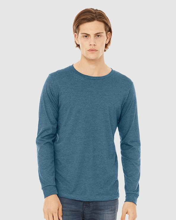 Bella+Canvas 3501CVC - Heather CVC Long Sleeve Tee
