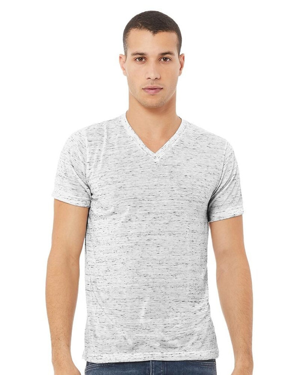 Bella+Canvas 3655 - Textured Jersey V-Neck Tee