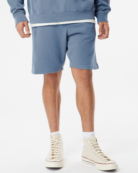 Independent Trading Co. PRM50STPD - Pantalones Cortos de Felpa Teñidos con Pigmento