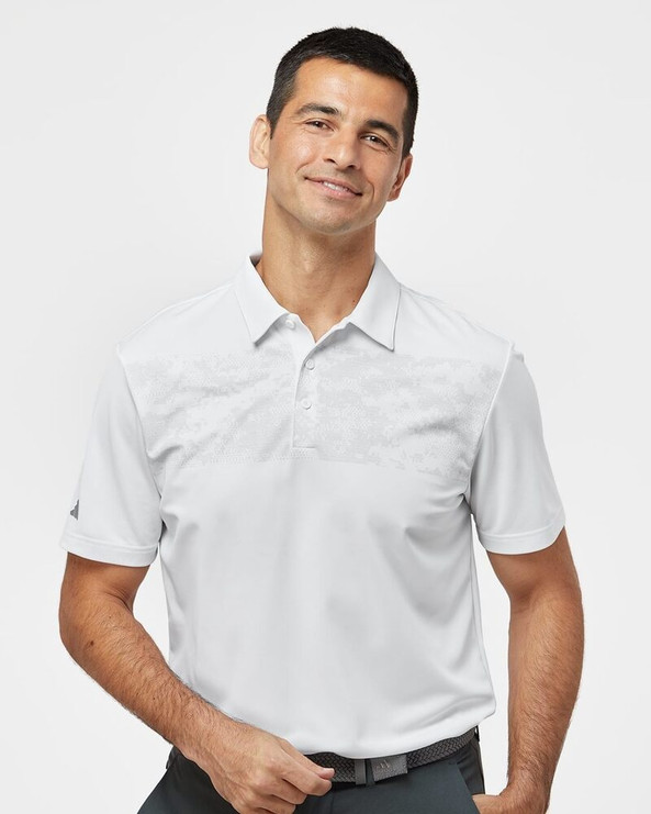 Adidas A585 - Camo Chest Print Polo
