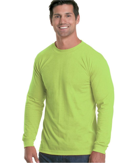 Bayside 5360 - Camiseta de Manga Larga de Rendimiento Hecha en USA
