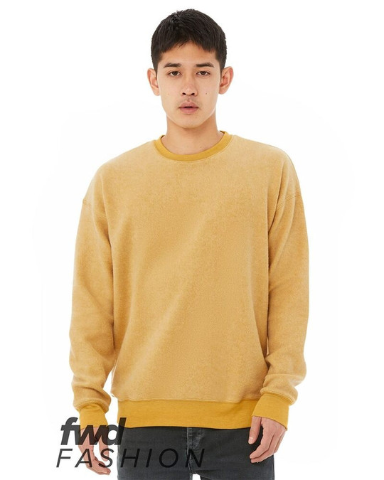 Bella+Canvas 3345 - Sudadera FWD Fashion Sueded Drop Shoulder