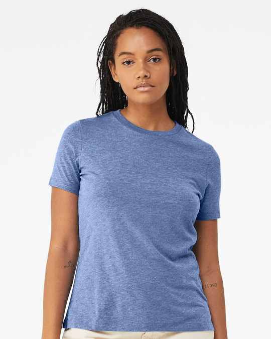 Bella+Canvas 6413 - Camiseta de Mujer de Corte Holgado Triblend