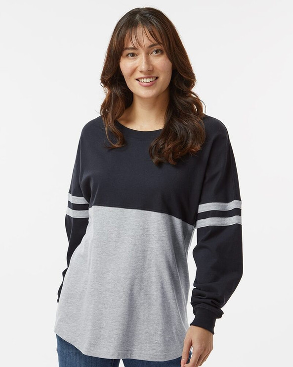 Boxercraft BW3514 - Women's Pom Pom Long Sleeve Jersey T-Shirt
