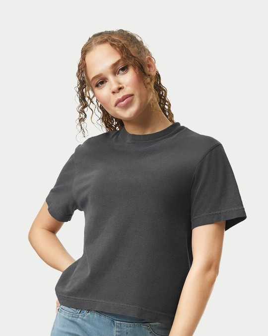 Comfort Colors 3023CL - Camiseta Cuadrada de Peso Pesado para Mujer