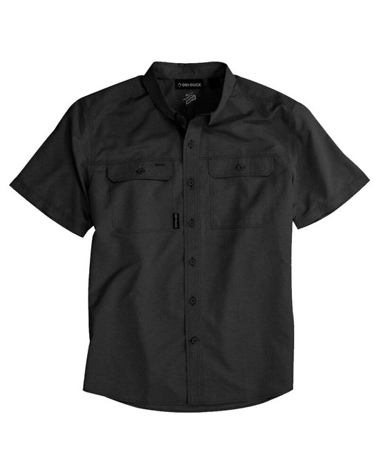Dri Duck 4445 - Camisa de Manga Corta Tejida Crossroad