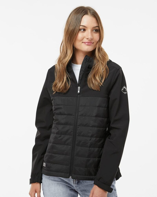 Dri Duck 9415 - Chaqueta Acolchada Soft Shell Vista para Mujer